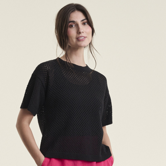 Bitte Kai Rand - Bitte Kai Rand Kumi Kortærmet Strikbluse 