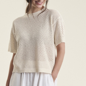 Bitte Kai Rand Kumi Kortærmet Strikbluse 