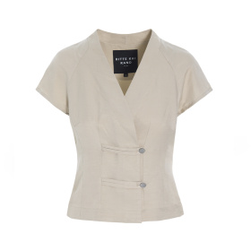 Bitte Kai Rand Sukosu Kortærmet Bluse 