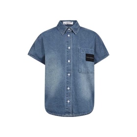 Haute L'amitie Denim NS Logo Skjorte