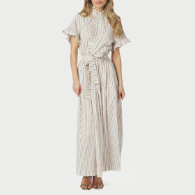Neo Noir Nellie Stripe Kjole 