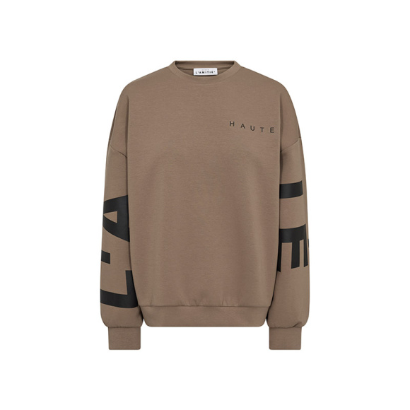 Haute L´amitié - Haute L'amitie Maxi Split Logo Sweat 