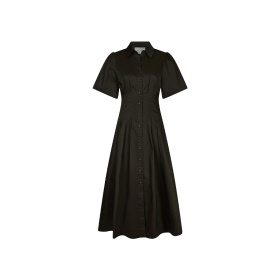 Neo Noir Baia Poplin Kjole 