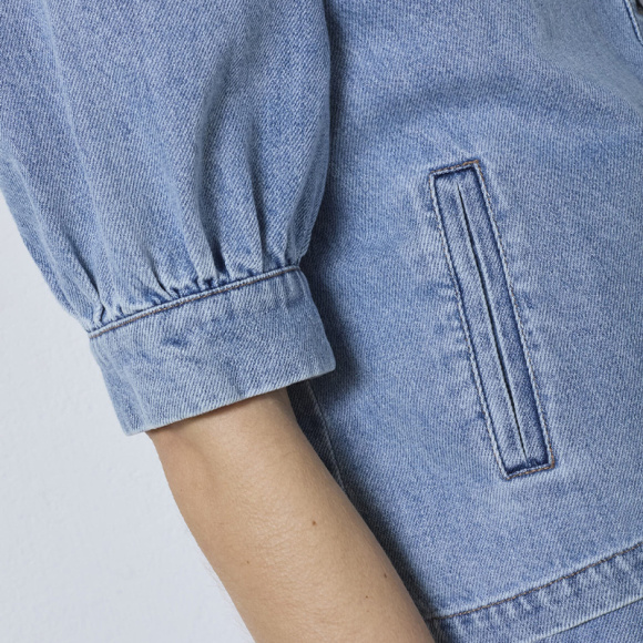 Co'couture - Co'couture Asja Denim Bluse 