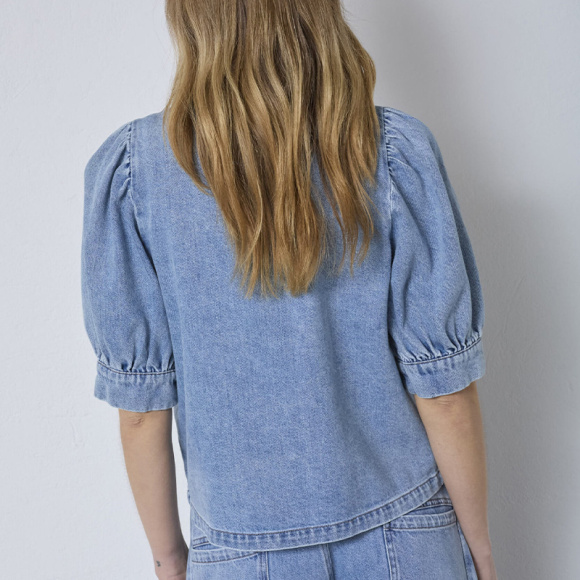Co'couture - Co'couture Asja Denim Bluse 