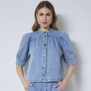 Co'couture - Co'couture Asja Denim Bluse 