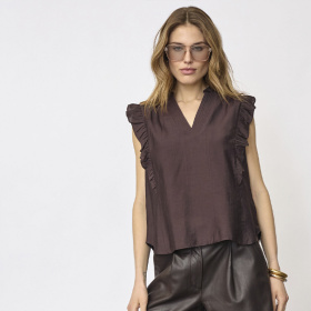 Co'couture Heracc Frill SS Top 