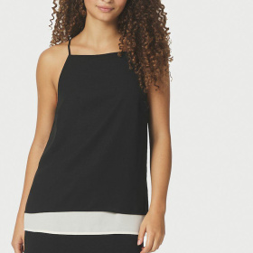 Neo Noir Toril Chiffon Top 