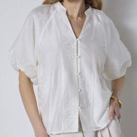 Co'couture Nea SS V-Skjorte