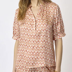 Co'couture CarmineCC SS V-Bluse