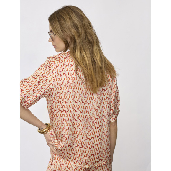 Co'couture - Co'couture Carmine SS V-Bluse