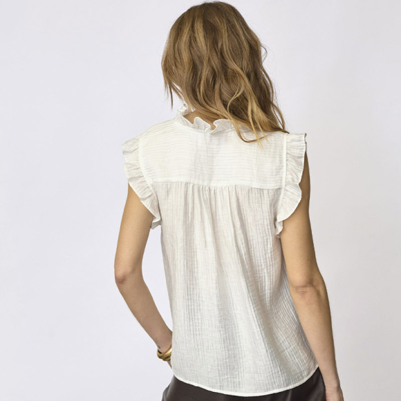 Co'couture - Co'couture Tassy Frill Top