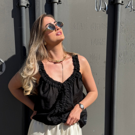 Haute L'amitie Frida Frill Top Haute L'amitie Frida Frill Top