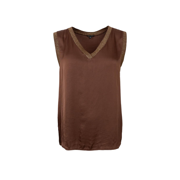 Black Colour - BLack Colour BCMabel Top - Espresso