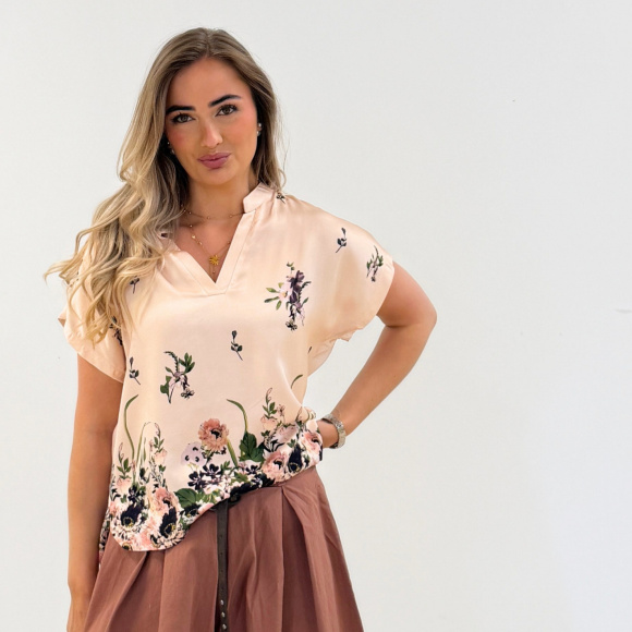Black Colour Bcbea Bluse, Farve: Natural, Størrelse: S/m