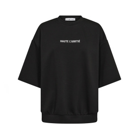 Haute L'amitie Back Print Studio SS Sweatshirt - Black Haute L'amitie Back Print Studio SS Sweatshirt - Black