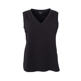 Black Colour BCMay V-neck Top - Black 