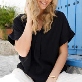 Black Colour BCSamos Bluse - Black 