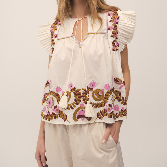 Gossia - Gossia Zarina Bluse - Off White