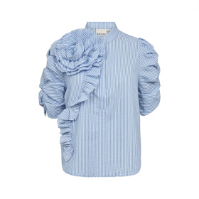 Gossia Zabina Bluse - Blue Stripes Gossia Zabina Bluse - Blue Stripes