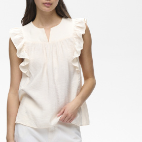 InWear HillarIW SS Bluse - Vanilla