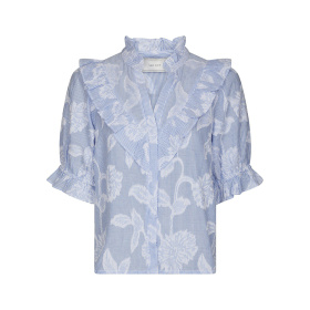 Neo Noir Manet Bluse - Light Blue Neo Noir Manet Bluse - Light Blue