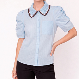 Gossia AllyGO Bluse - Light Blue 