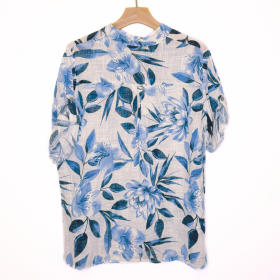 Copenhagen Luxe 226 Bluse - White/blue 