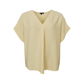 Black Colour BCSamos Bluse - L.t Yellow Black Colour BCSamos Bluse - L.t Yellow