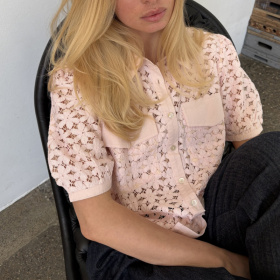 Continue Charlotte Blondeskjorte - Rose 