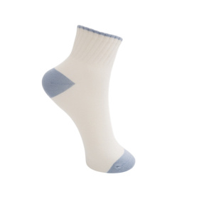 Black Colour Lexie Anclet Strømper - LT. Blue Black Colour Lexie Anclet Strømper - LT. Blue