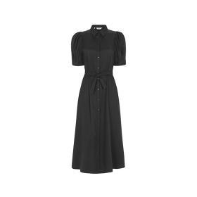 Soft Rebels SRRylee Midi Kjole - Black Soft Rebels SRRylee Midi Kjole - Black
