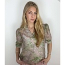 Continue - Continue Moe Flower Bluse - Flower Print