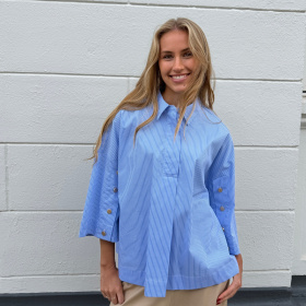Continue Klara Stripe Bluse Continue Klara Stripe Bluse