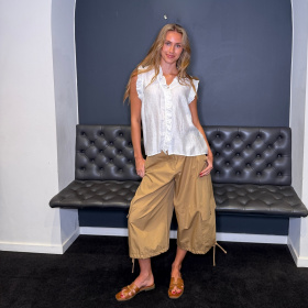 Co'couture Tassy Frill Top