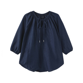 Luxzuz Cicilan Bluse - Navy Blue 