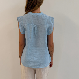 Copenhagen Luxe 9740 Top - Light Blue 