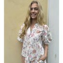 Continue - Continue Katarina Bluse - Print Embrodery Continue - Continue Katarina Bluse - Print Embrodery