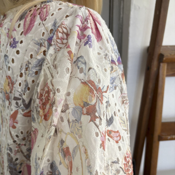 Continue - Continue Katarina Bluse - Print Embrodery 