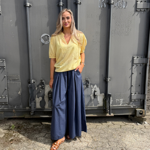 Continue - Continue Emma Bluse - Yellow