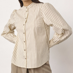 Co'couture SigridCC Stripe Skjorte - Bone