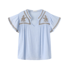 Luxzuz Vika Bluse - Light Blue 