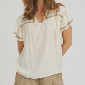 Luxzuz Vika Bluse - Cream 