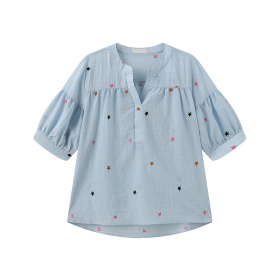 Luxzuz Vibse Bluse - Light Blue Luxzuz Vibse Bluse - Light Blue