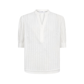 Co'couture Bessicc V-Bluse - Off White Co'couture Bessicc V-Bluse - Off White