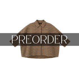Withblack WBLMadison Check Bat Skjorte - Camel Check Withblack WBLMadison Check Bat Skjorte - Camel Check