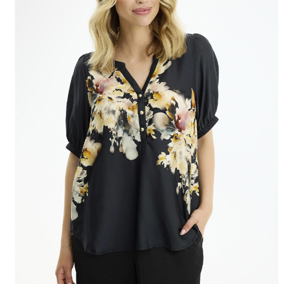 InFront - In Front Linse Bluse - Black 