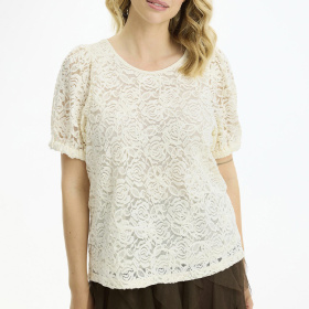 In Front Zia Blouse - Off White In Front Zia Blouse - Off White