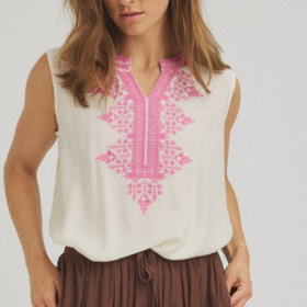 Luxzuz Vigdis Top - Pink 