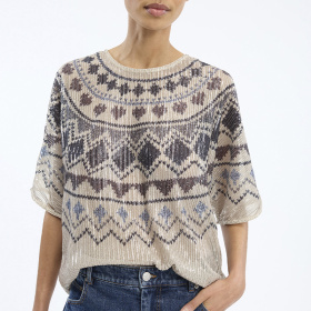 Munthe Vunny Bluse - Print Camel 